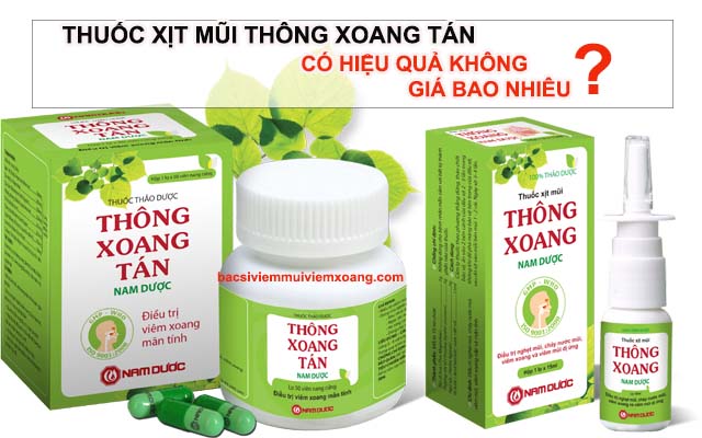 Thông Xoang Tán dạng xịt