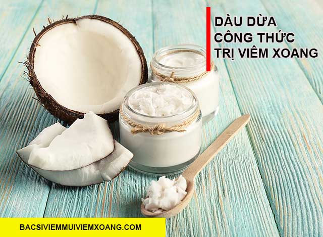 Bài thuốc dân gian trị viêm mũi bằng dầu dừa