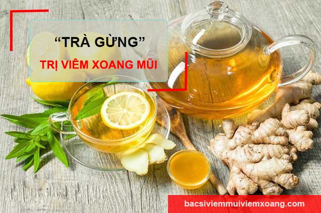 Bài thuốc dân gian trị viêm xoang bằng gừng