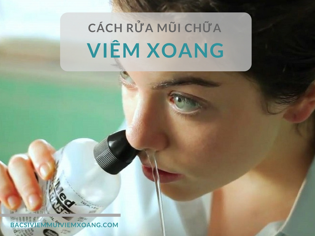 Cách rửa mũi cho người bị viêm xoang