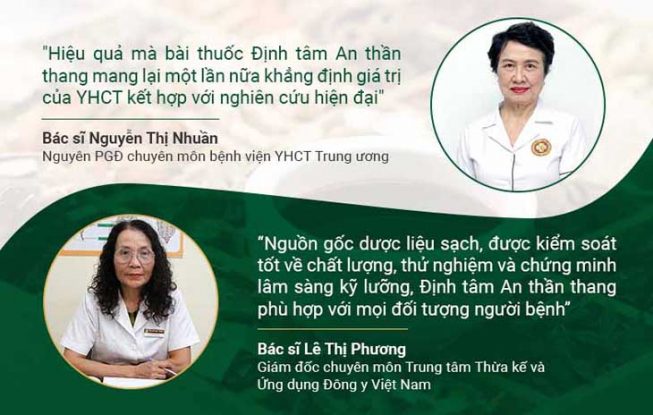 Đánh giá của chuyên gia về bài thuốc Định tâm An thần thang