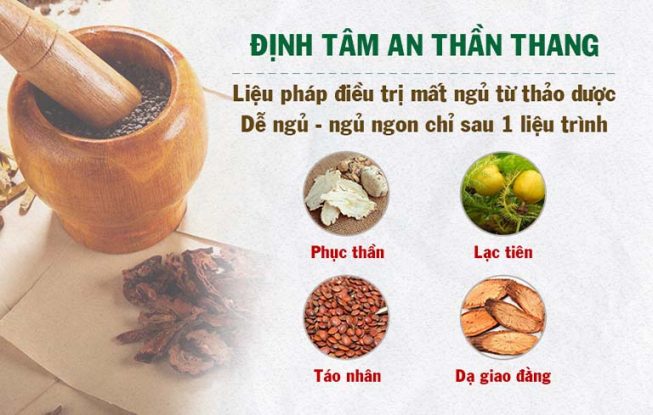 Thành phần Định tâm An thần thang từ những thảo dược quý