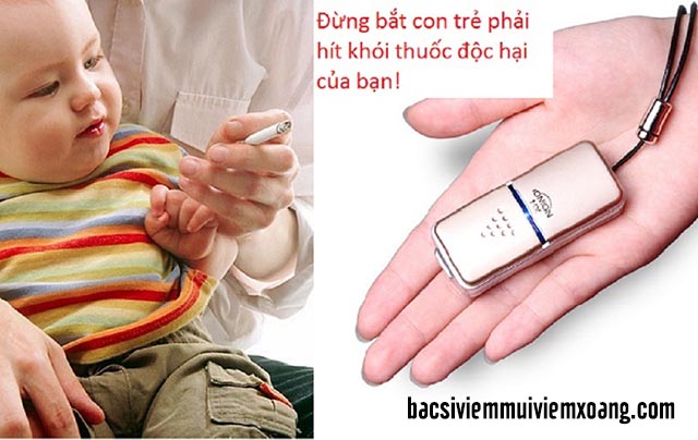 Cách phòng ngừa chảy máu cam cho trẻ là nên tránh xa khói thuốc