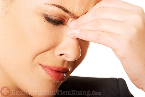 Đau sưng vùng mũi chứng tỏ viêm xoang ở thể nặng