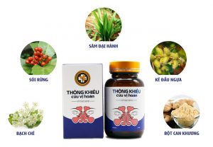 Thống khiếu cửu vị hoàn sản phẩm