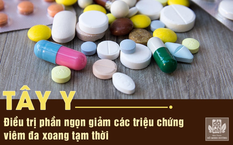 Dùng thuốc Tây y chữa viêm đa xoang chỉ giúp điều trị bệnh ở phần ngọn