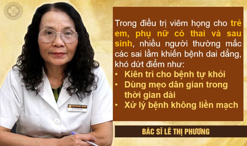 Bác sĩ Lê Phương chia sẻ sai lầm trong điều trị Bác sĩ Lê Phương chia sẻ sai lầm trong điều trị