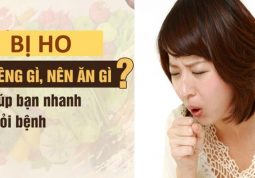 Bị ho ăn gì kiêng gì?