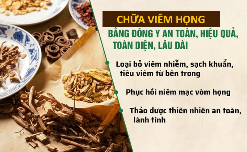 Chữa viêm họng bằng Đông y