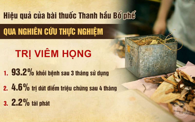 Hiệu quả của bài thuốc Thanh hầu Bổ phế thang