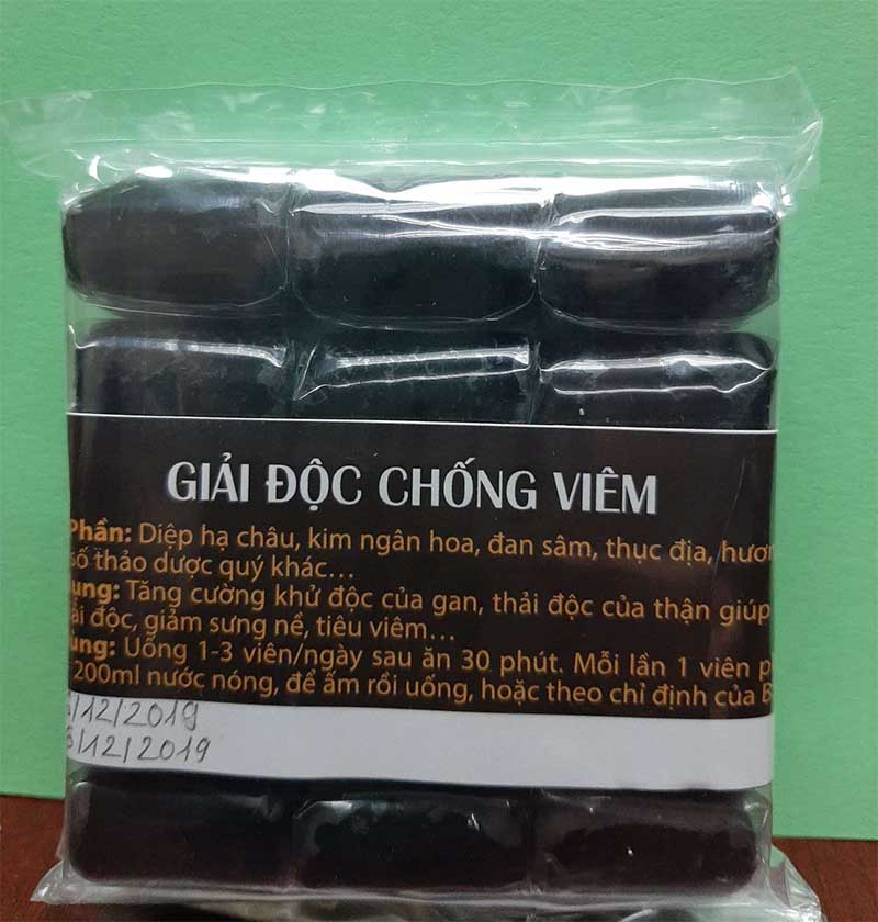 Cao uống có tác dụng giảm triệu chứng tại chỗ