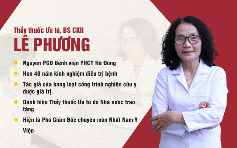 Bác sĩ Lê Phương đã có hơn 40 năm kinh nghiệm điều trị bệnh