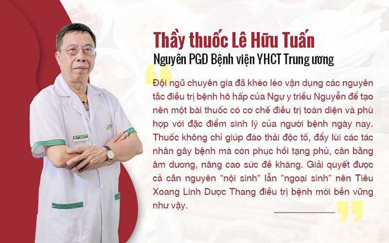 Chuyên gia đánh giá về Tiêu Xoang Linh Dược Thang