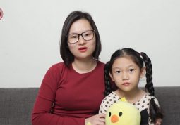 Chị Trang chia sẻ về tình trạng bệnh của con gái